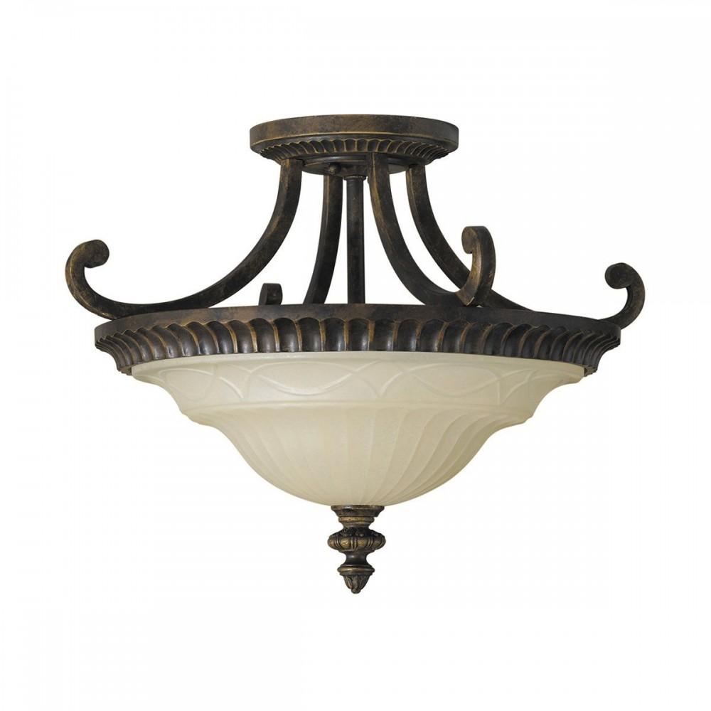 klasszikus vas bronz mennyezeti lampa elegans luxus diszes uvegburas mediterran antikolt diszitett nappali alacsony belmagassag ufo lampa haloszoba nyaralo vilagitas elokelo kastely.jpg
